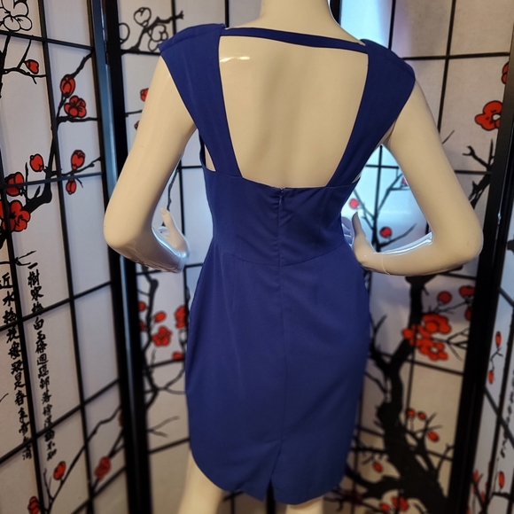FOREVER 21  ROYAL BLUE COCKTAIL DRESS/SIZE SMALL - Picture 4 of 16
